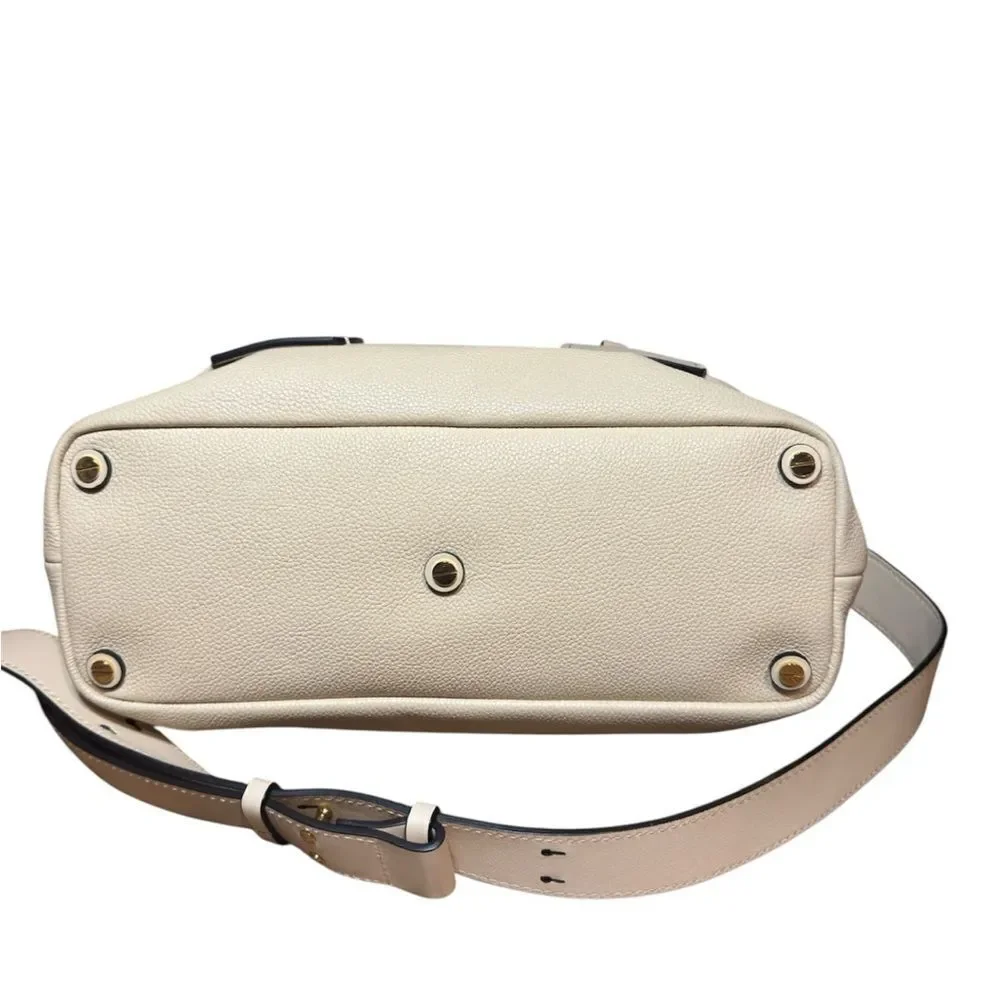 CHLOE.Sweet Beige Daria 3way Braided Top Handle Handbag Bowler Shoulder Bag Ex++